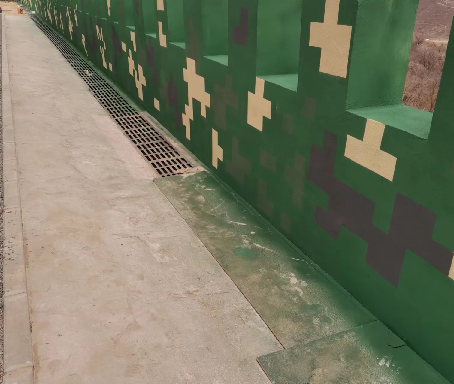 驻马店围墙迷彩喷涂,数迷彩漆